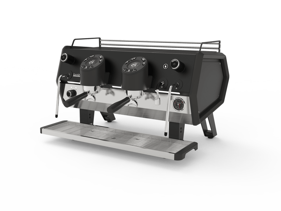 Sanremo D8 PRO, 2 grupuri, negru, vedere 3/4