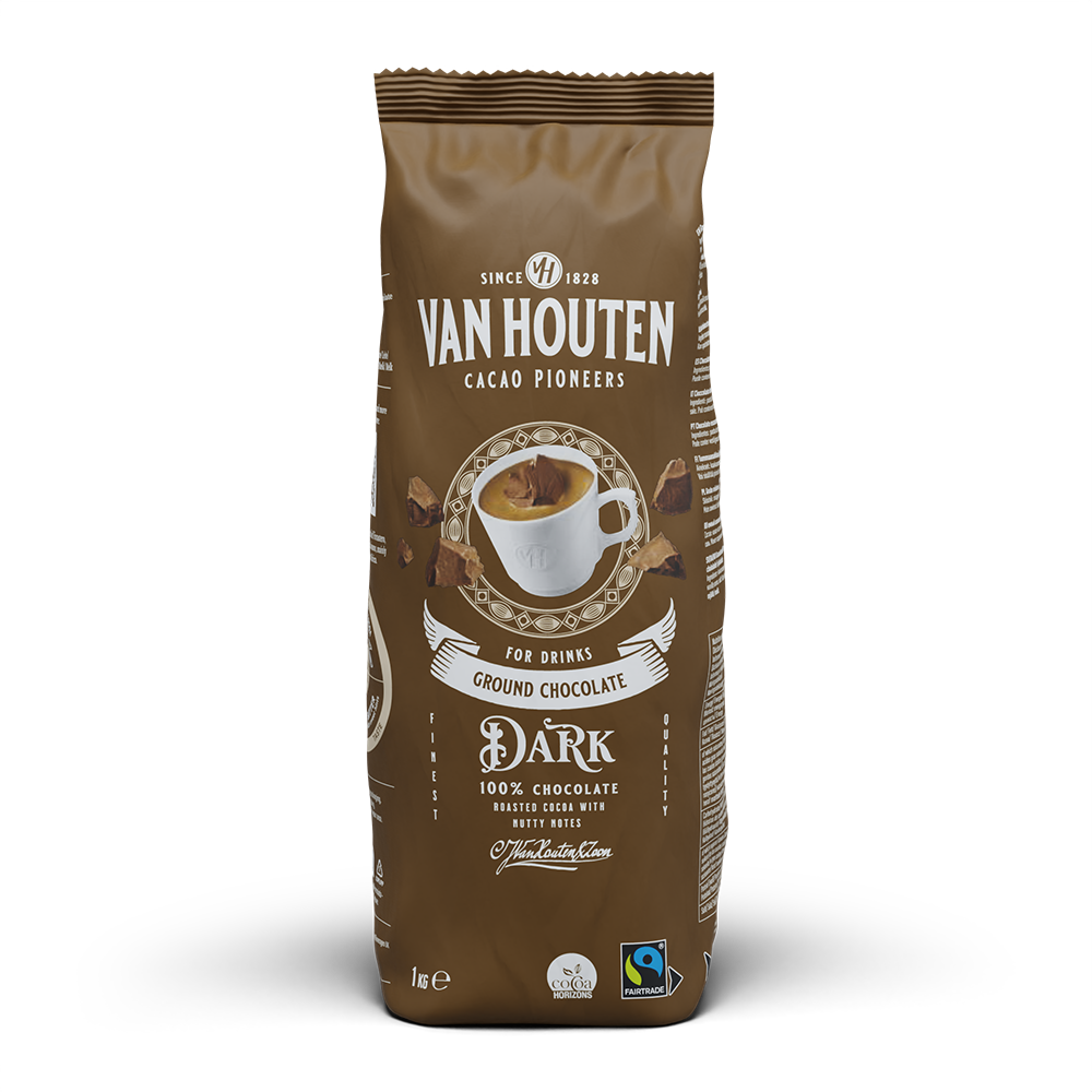 Van Houten Dark - ground chocolate 1000 g