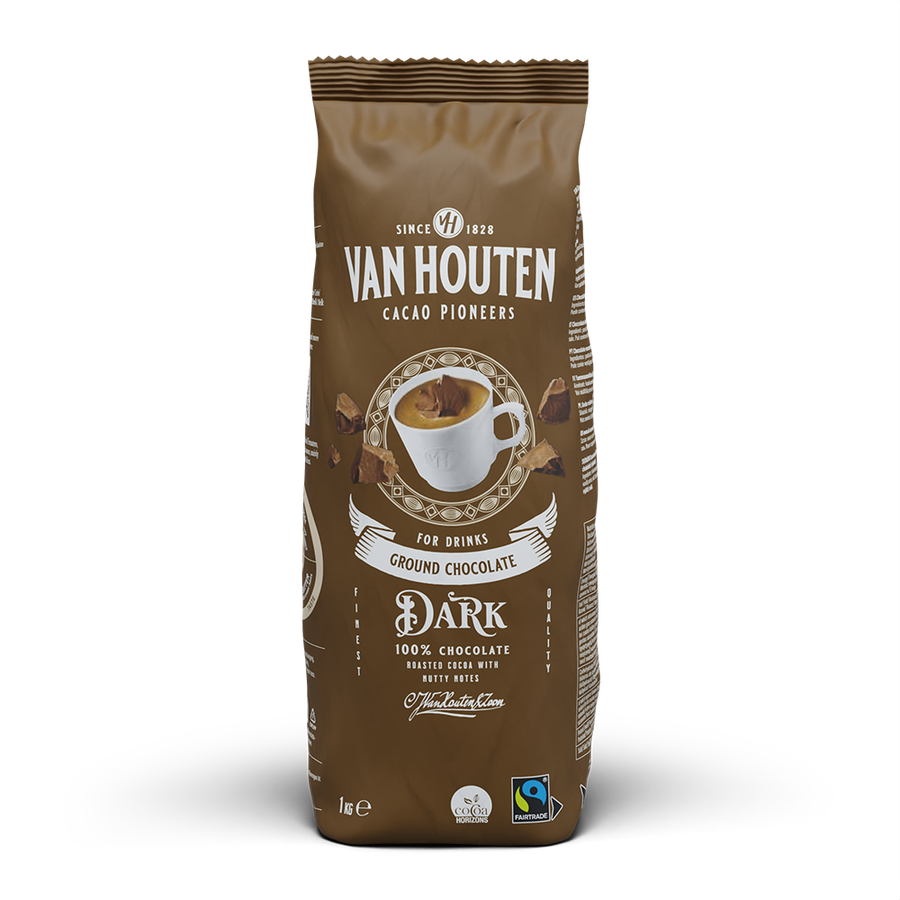 Van Houten Dark - ground chocolate 1000 g