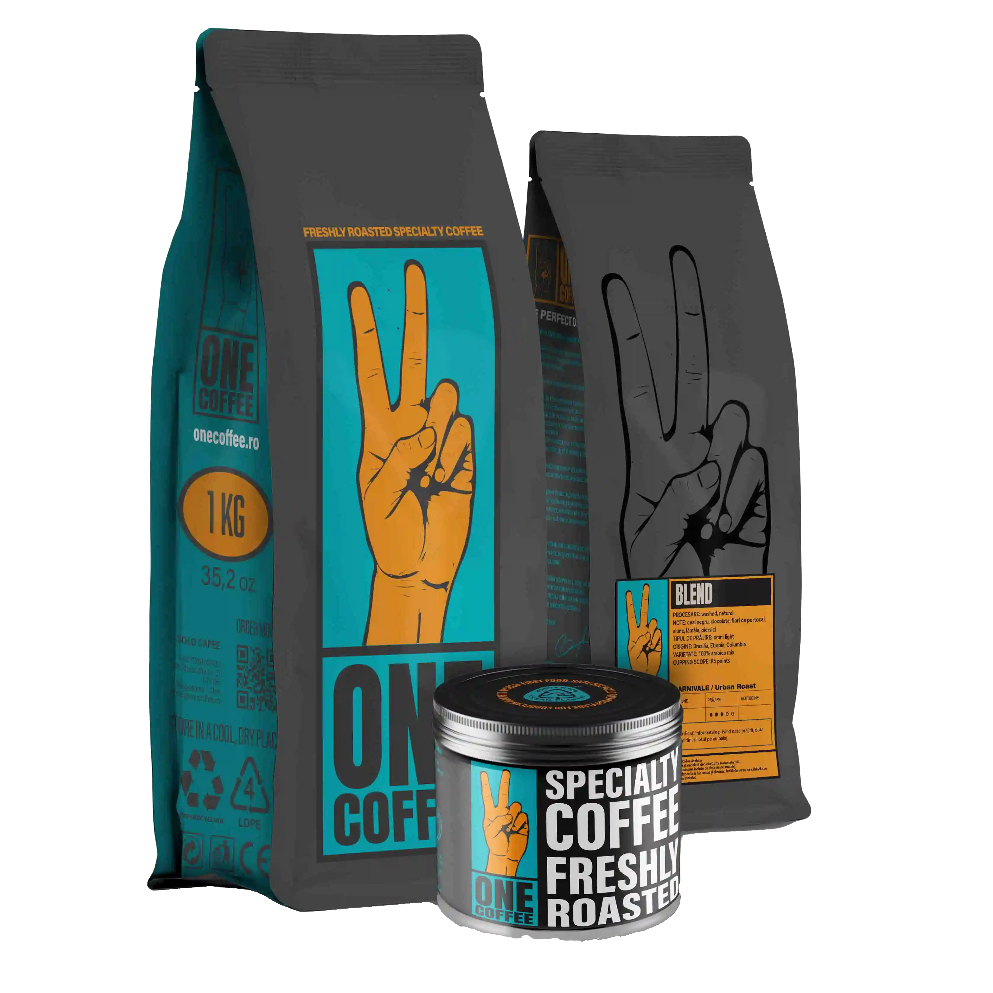 Cafea Specialitate, Proaspat Prajita, Blend: Etiopia, Columbia si