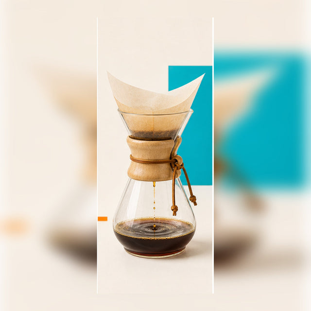 Chemex — carafă pentru mai mulți — rețetă de preparare ONE Coffee