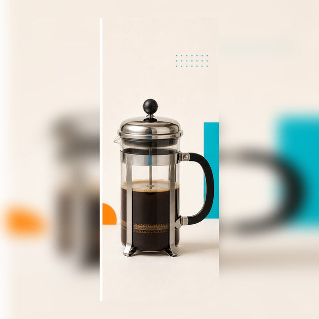 French press — metoda fără presă — rețetă de preparare ONE Coffee