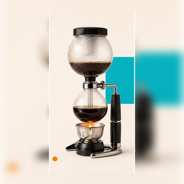 Syphon — vacuum brewer — rețetă de preparare ONE Coffee