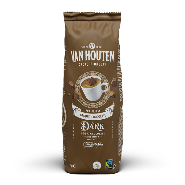 Van Houten Dark - ground chocolate 1000 g