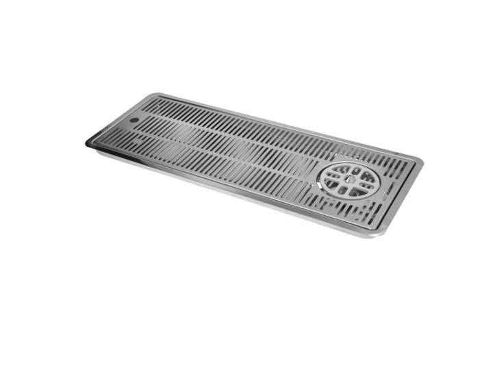 Tava spalare latiere petru bar inox- 405x223x30mm